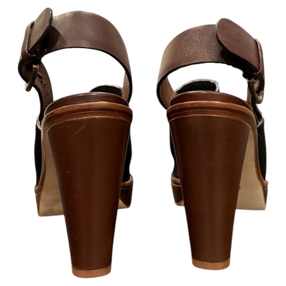 Vintage Cole Haan Stephanie Air high heel platform slingback 7.5 Unworn NIB - Picture 4 of 8